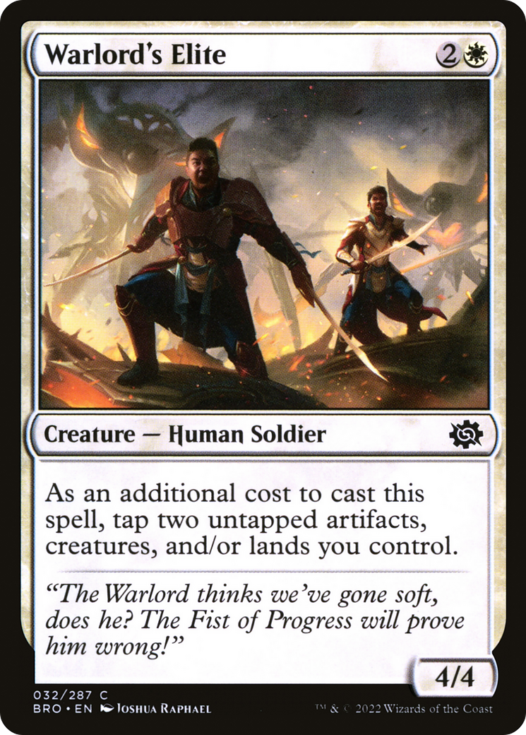 Warlord's Elite (BRO-032) -  Foil