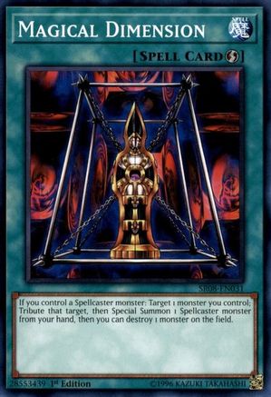 Magical Dimension (SR08-EN031) - Structure Deck: Order of the Spellcasters 1st Edition