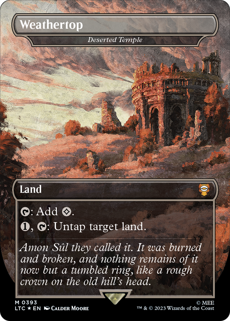 Deserted Temple (LTC-393) -  / Weathertop (Borderless) Foil