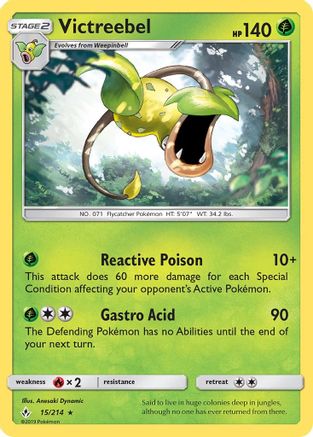 Victreebel 15/214 - Reverse Holofoil