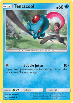 Tentacool 40/214 - Reverse Holofoil