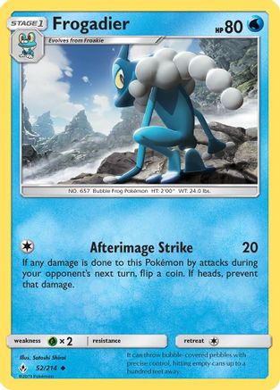 Frogadier 52/214 - Reverse Holofoil