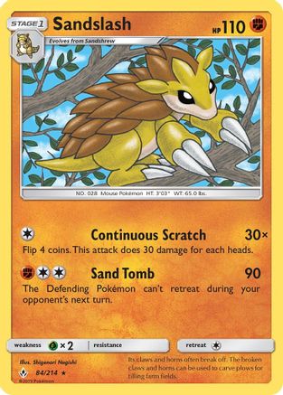 Sandslash 84/214 -