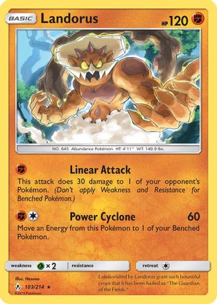 Landorus 103/214 - Holofoil