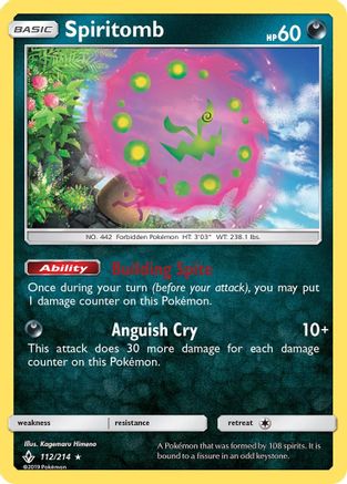 Spiritomb 112/214 - Holofoil