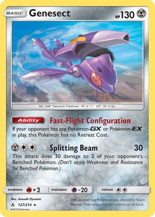 Genesect 127/214 - Reverse Holofoil