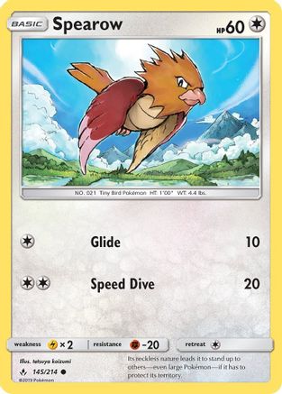 Spearow 145/214 -