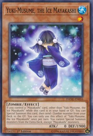 Yuki-Musume, the Ice Mayakashi (DANE-EN016) - Dark Neostorm 1st Edition