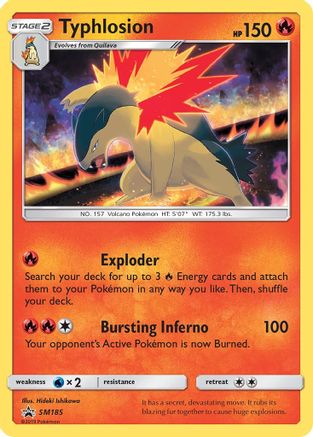 Typhlosion - SM185 SM185/248 - Holofoil