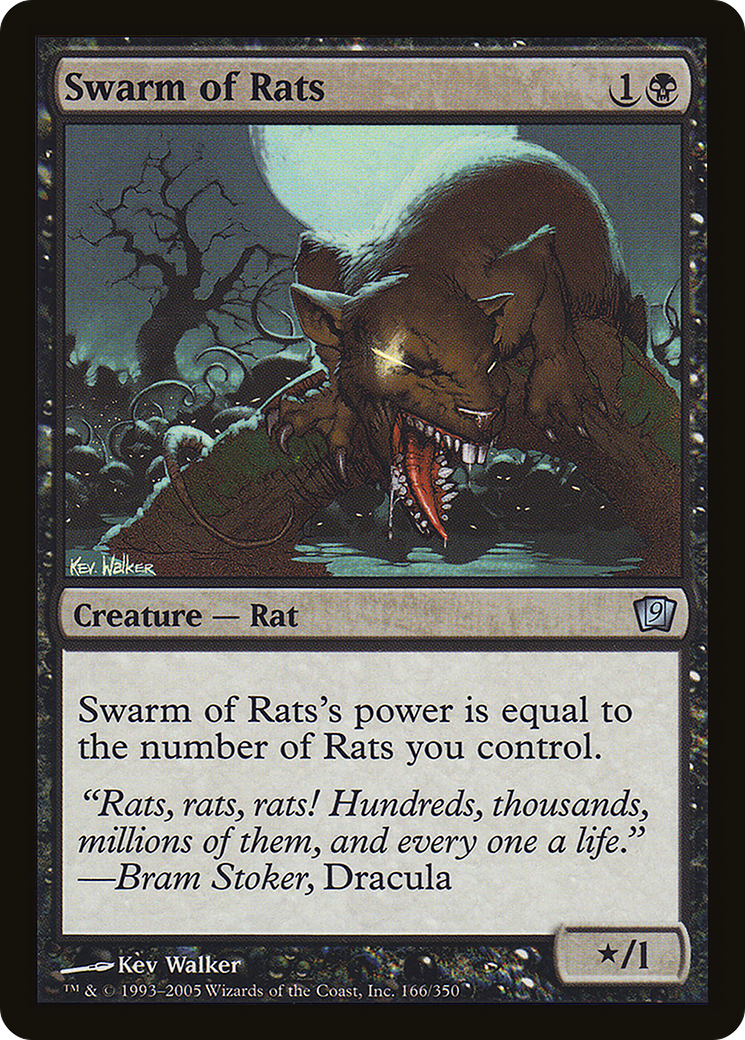 Swarm of Rats (9ED-166★) -  Foil