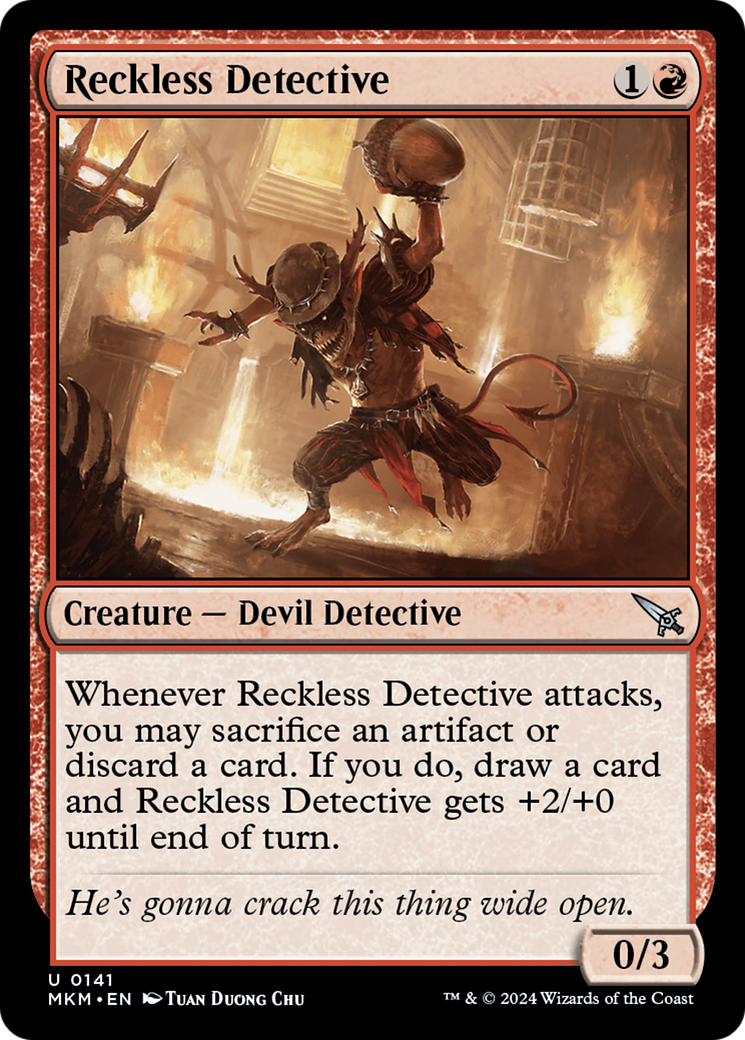 Reckless Detective (MKM-141) -  Foil