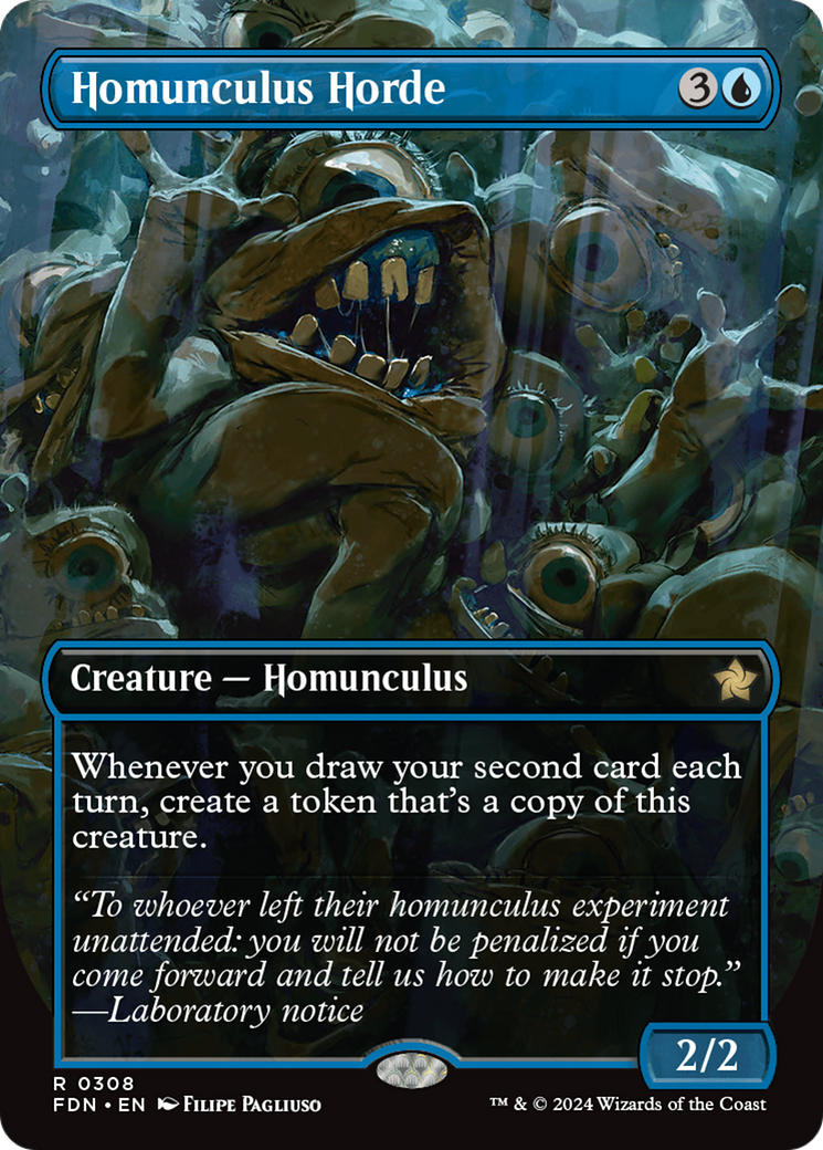 Homunculus Horde (FDN-308) -  (Borderless) Foil