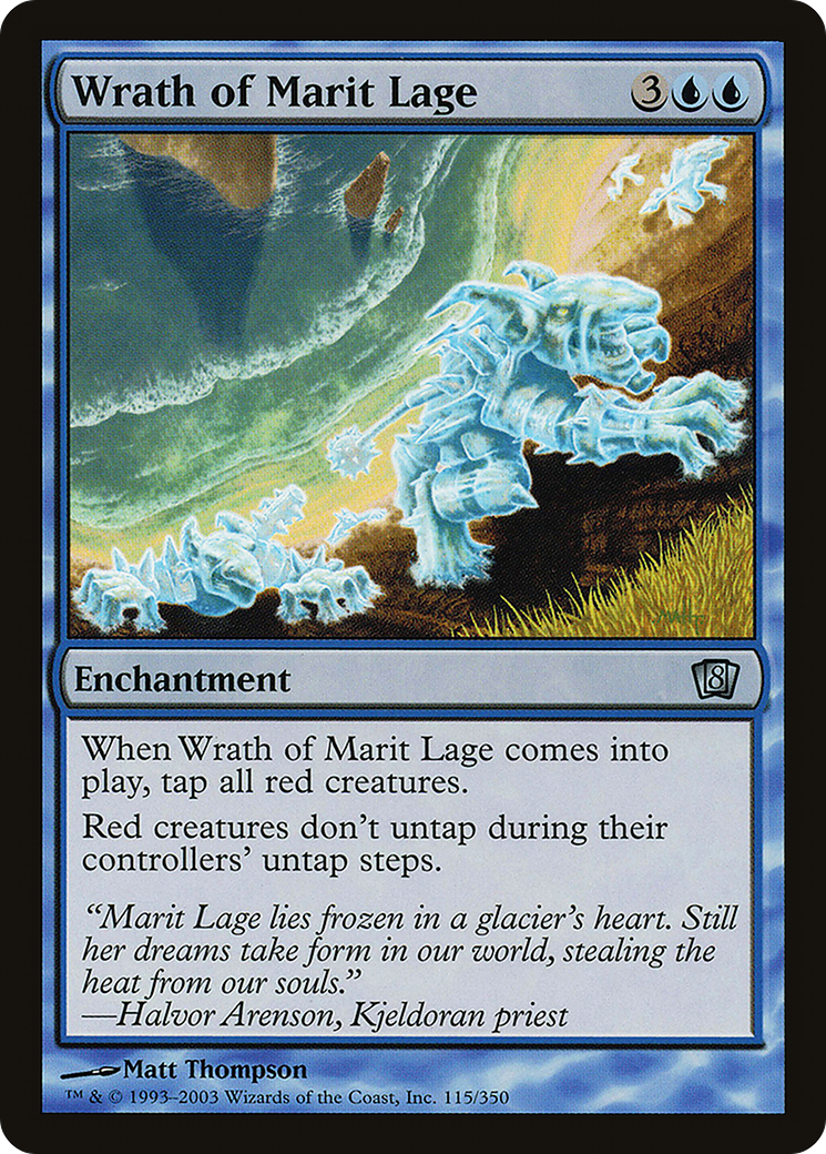 Wrath of Marit Lage (8ED-115★) -  Foil