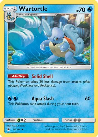 Wartortle - 034/214 (Premium Collection Promo) 34 - Holofoil