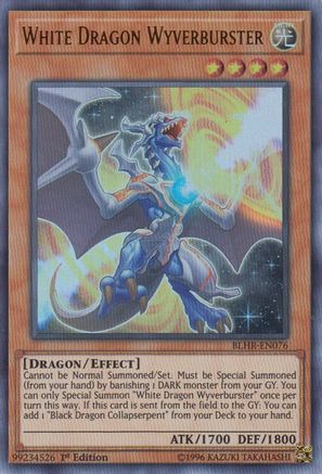 White Dragon Wyverburster (BLHR-EN076) - Battles of Legend: Hero's Revenge 1st Edition