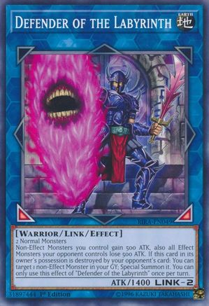 Defender of the Labyrinth (RIRA-EN049) - Rising Rampage 1st Edition