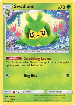 Swadloon 8/236 - Reverse Holofoil