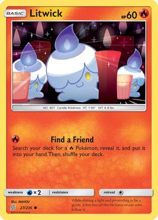 Litwick (27) 27/236 - Reverse Holofoil