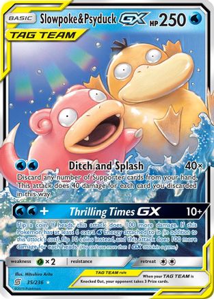 Slowpoke & Psyduck GX 35/236 - Holofoil