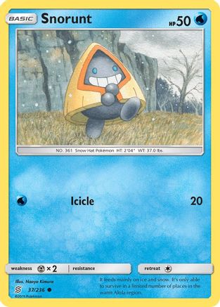 Snorunt 37/236 - Reverse Holofoil