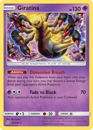 Giratina 86/236 - Holofoil