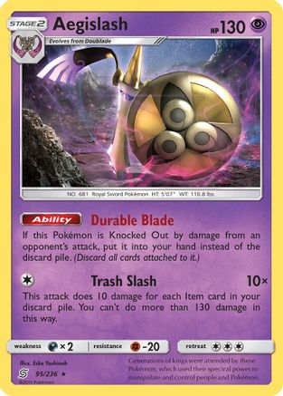 Aegislash 95/236 - Reverse Holofoil