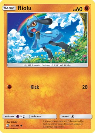 Riolu (115) 115/236 - Reverse Holofoil