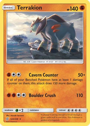 Terrakion 122/236 - Holofoil