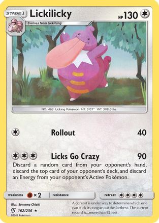 Lickilicky 162/236 - Reverse Holofoil