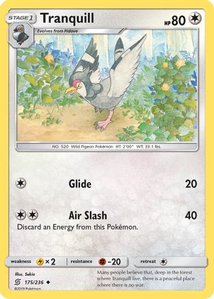 Tranquill 175/236 - Reverse Holofoil