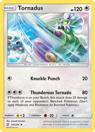 Tornadus 178/236 -