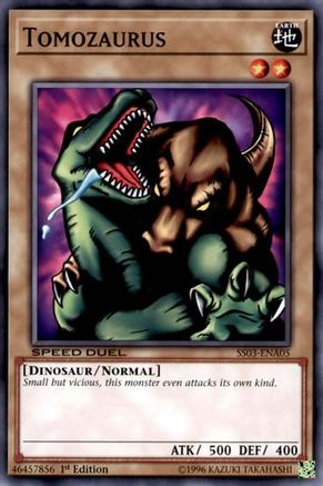 Tomozaurus (SS03-ENA05) - Speed Duel Decks: Ultimate Predators 1st Edition