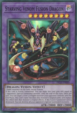 Starving Venom Fusion Dragon (FIGA-EN060) - Fists of the Gadgets 1st Edition