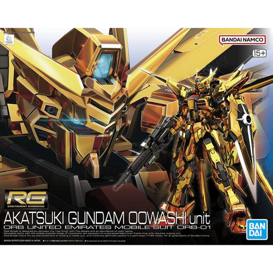 RG 1/144 #41 ORB-01 Akatsuki Gundam (Oowashi Unit)