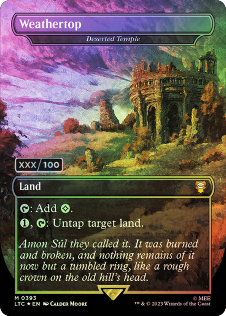 Deserted Temple (LTC-393Z) -  / Weathertop (Borderless) Foil