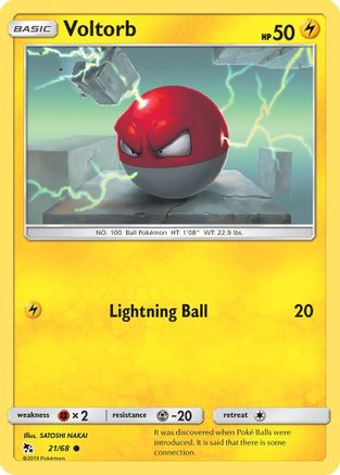 Voltorb 21/68 - Reverse Holofoil