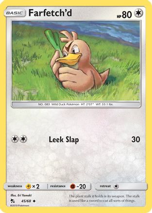 Farfetch'd 45/68 - Reverse Holofoil