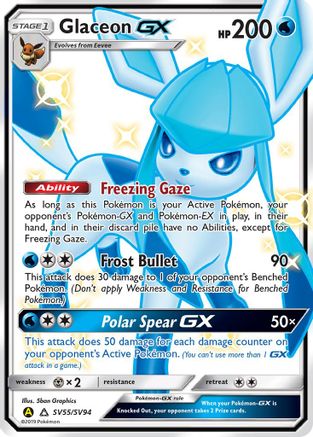 Glaceon GX SV55/94 - Holofoil