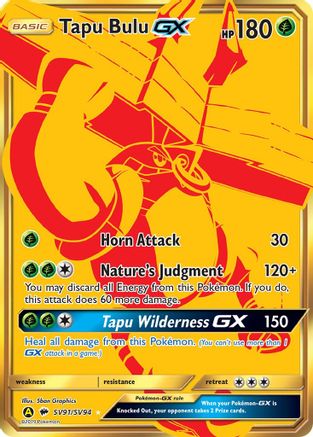 Tapu Bulu GX SV91/94 - Holofoil