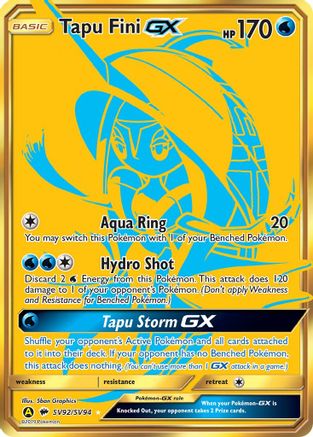 Tapu Fini GX SV92/94 - Holofoil