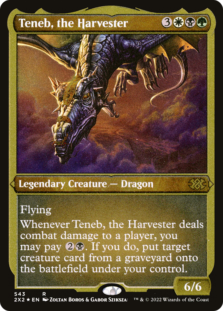 Teneb, the Harvester (2X2-543) -  Etched Foil