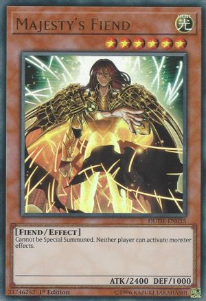 Majesty's Fiend (DUDE-EN035) - Duel Devastator 1st Edition