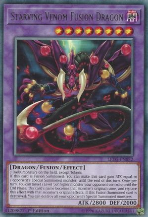 Starving Venom Fusion Dragon (LED5-EN052) - Legendary Duelists: Immortal Destiny 1st Edition