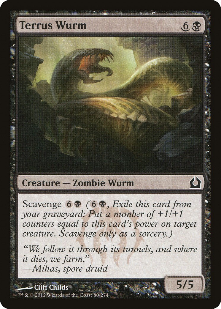 Terrus Wurm (RTR-080) -  Foil