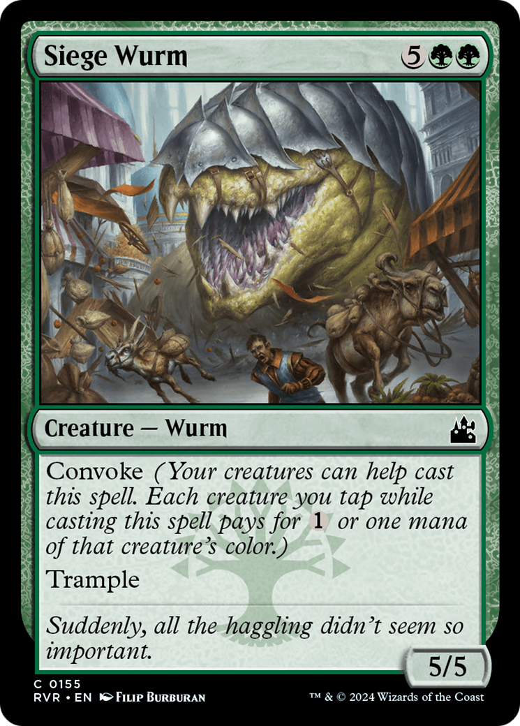 Siege Wurm (RVR-155) -  Foil