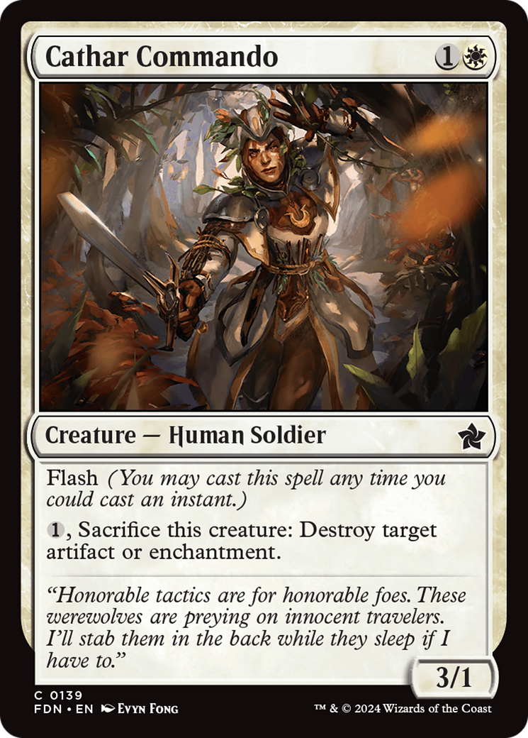 Cathar Commando (FDN-139) -  Foil