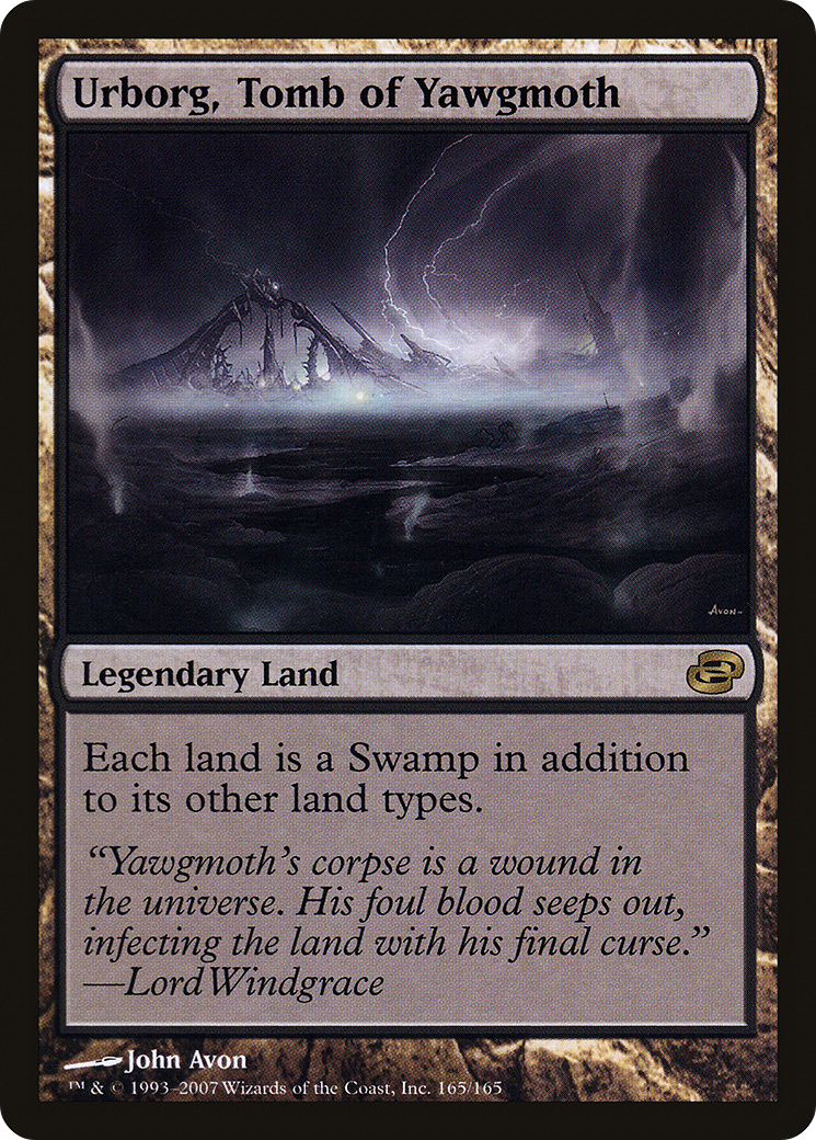 Urborg, Tomb of Yawgmoth (PLC-165) -  Foil