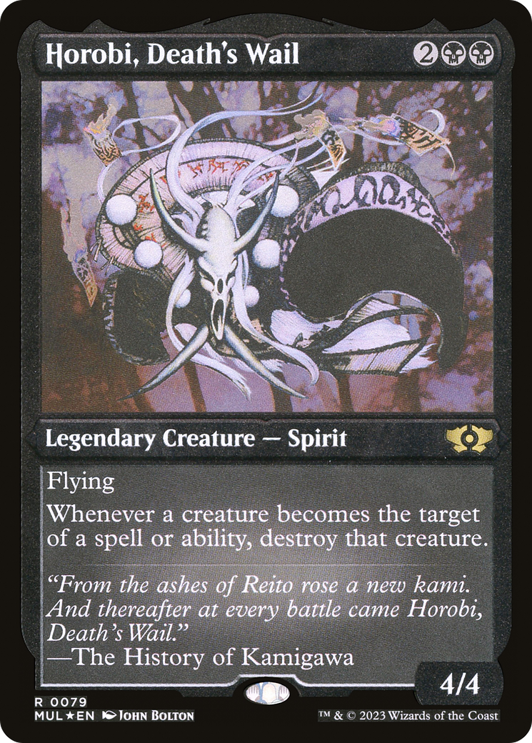 Horobi, Death's Wail (MUL-079) -  Etched Foil