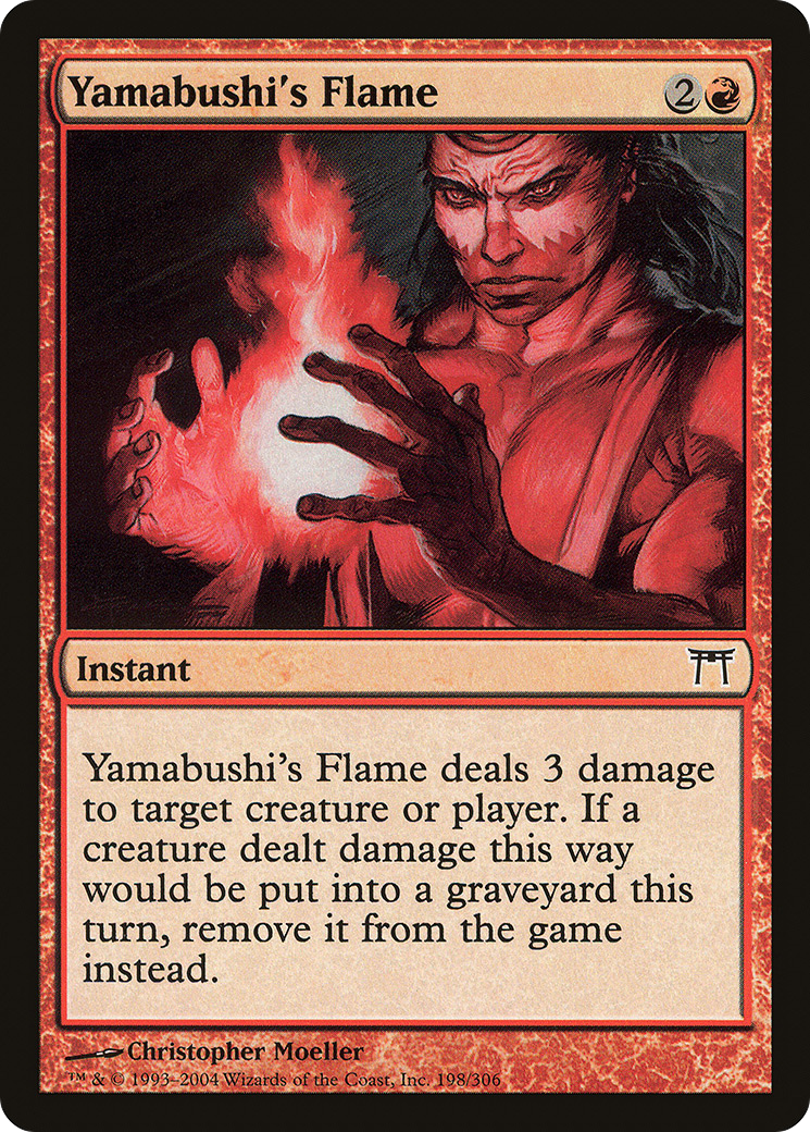 Yamabushi's Flame (CHK-198) -  Foil