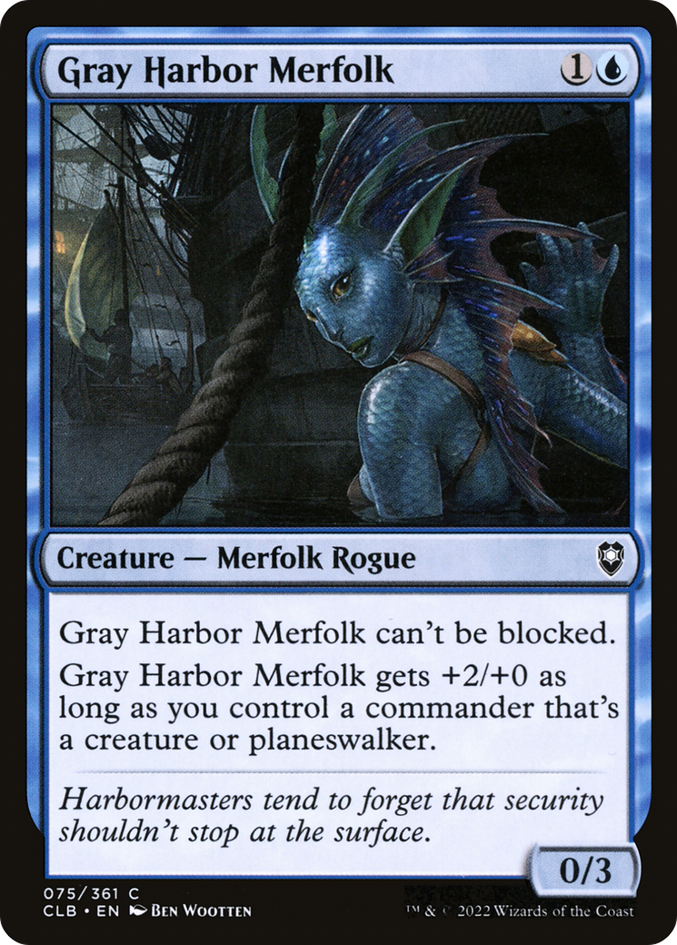 Gray Harbor Merfolk (CLB-075) -  Foil